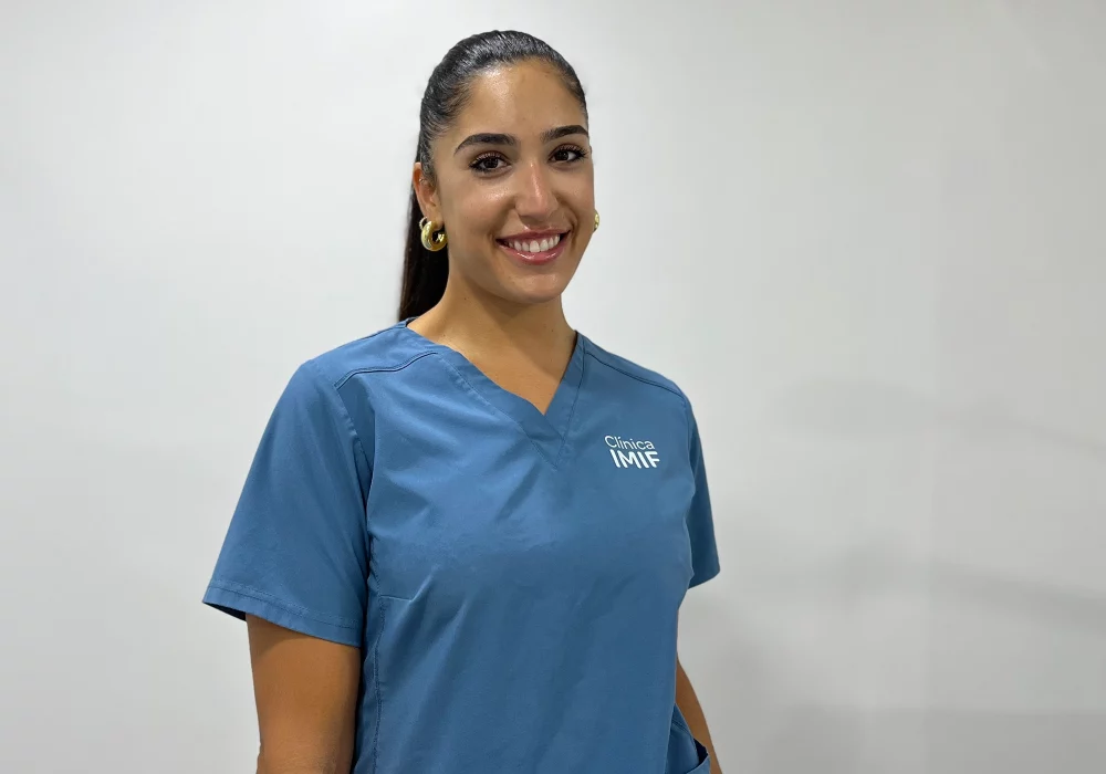 Aroa Zamudio del servicio de Podología Clínica IMIF