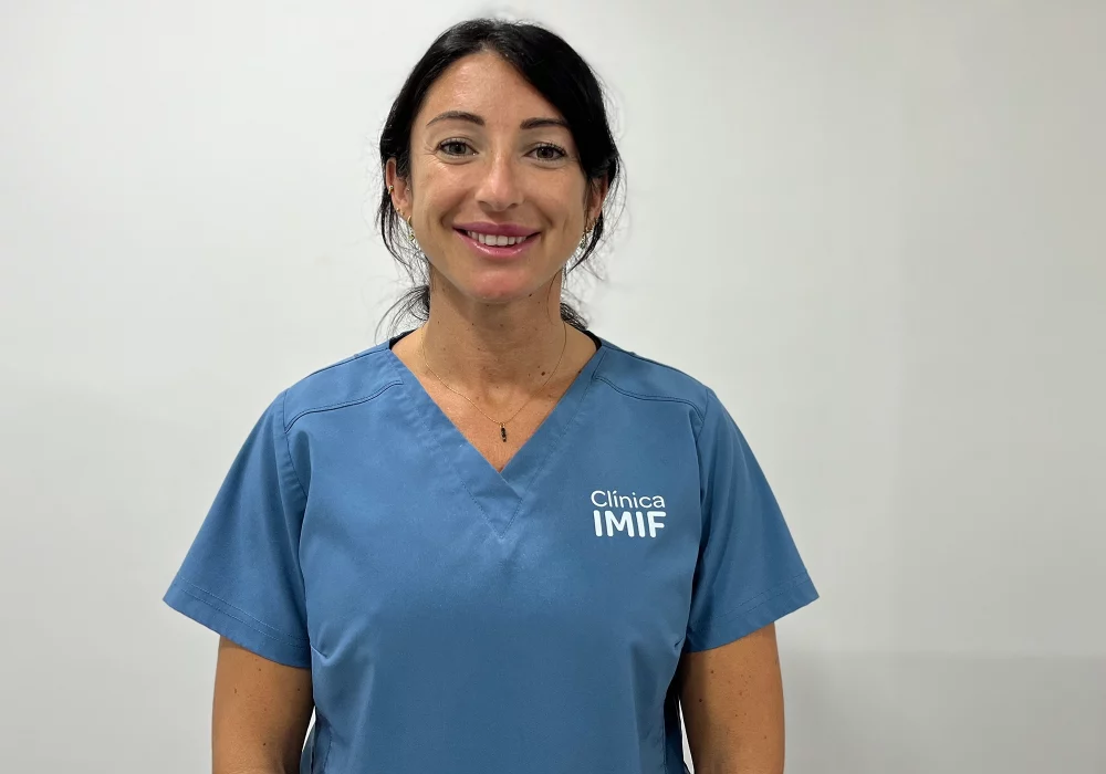 Carla González del servicio de Podología Clínica IMIF
