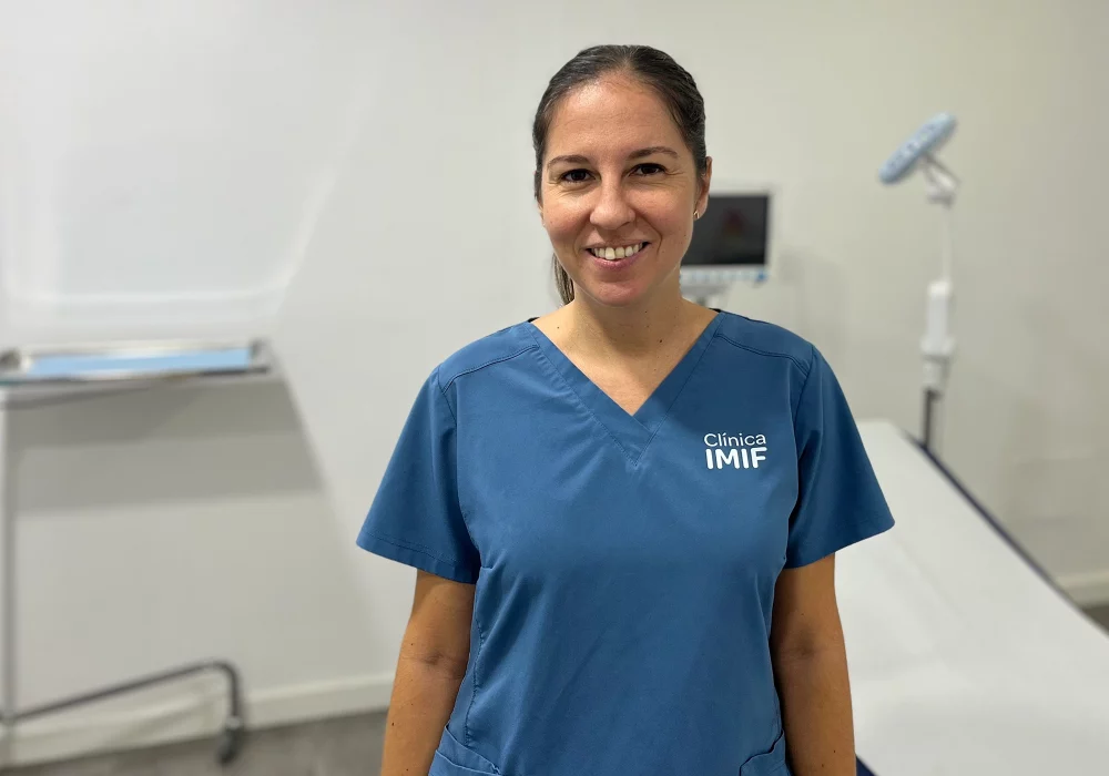 Rebeca Barbazán servicio Podología Clínica IMIF